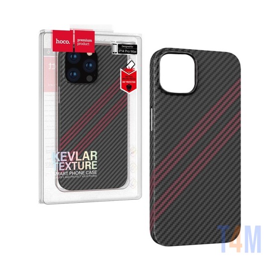 Hoco Slim Protective Case for iPhone 14 Black and Red